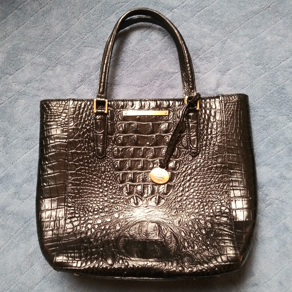 Brahmin Irene Melbourne Satchel (black) Handbag